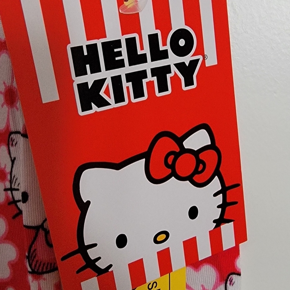 Hello Kitty Red Kids One Piece Pajama - Picture 5 of 7